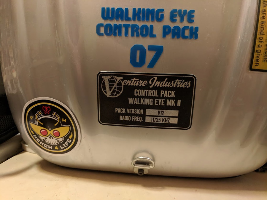 Venture Industries walking eye control backpack